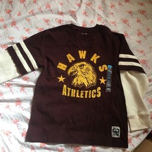 Burgundy Hawk Athletics Shirt
